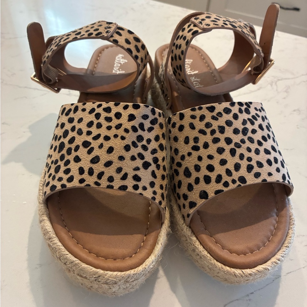 Altar'd State Leopard Espadrille Sandals